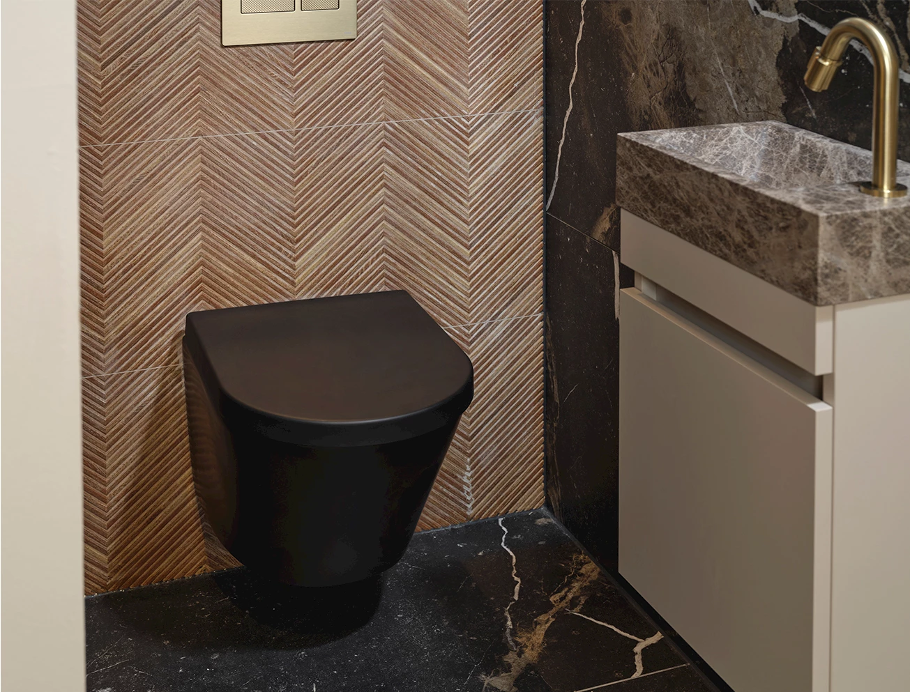 Hotel chique toiletruimte