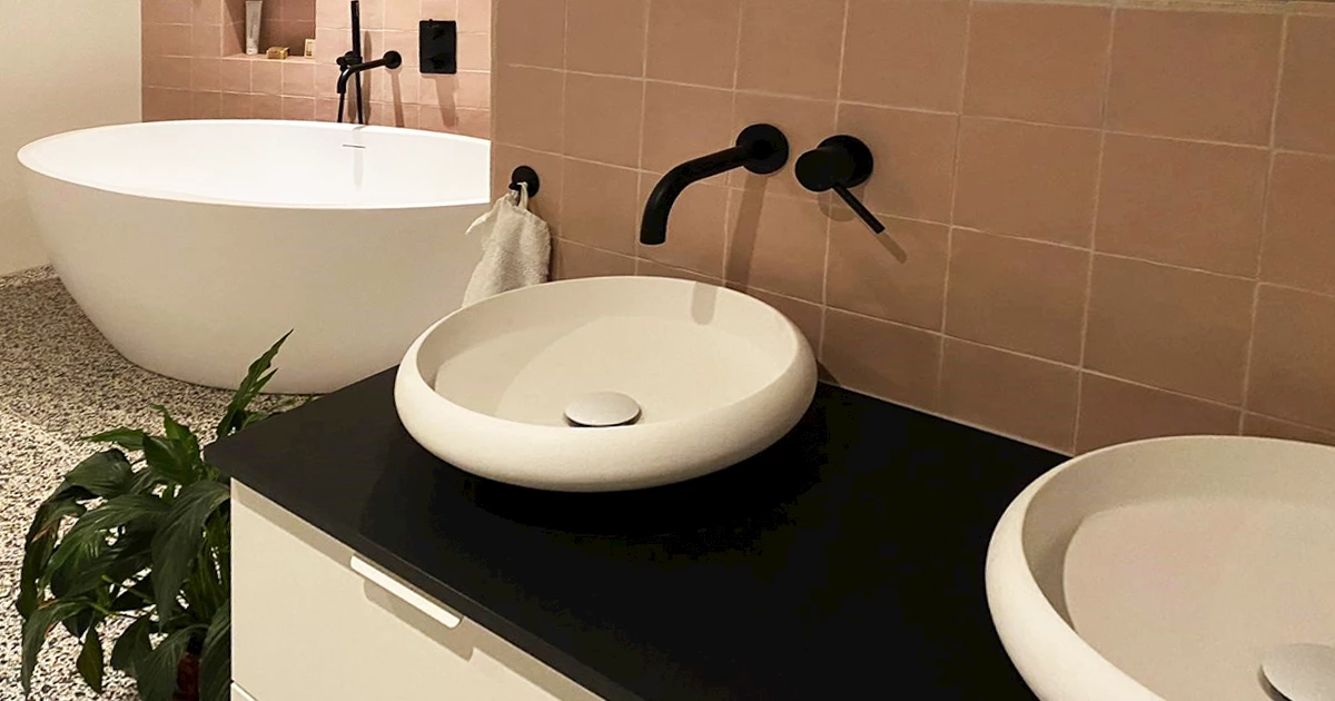 Jaren '30 stijl wastafel