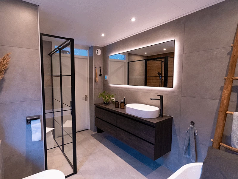 Badkamer warme uitstraling