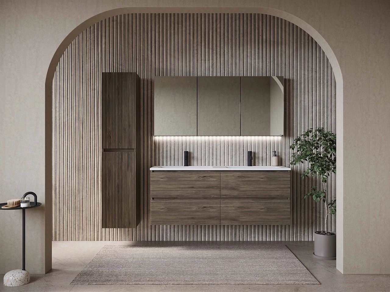 Badkamerstijl ensuite badkamer