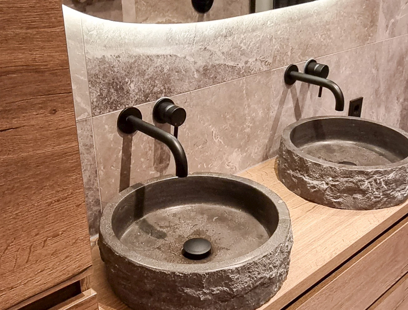 Warme wellness badkamer familie Fokkens