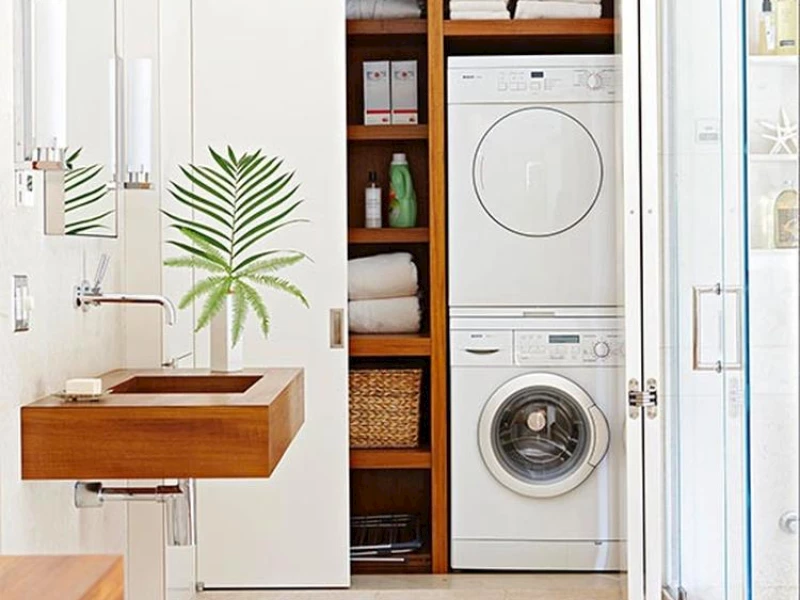 Oplossingen voor de wasmachine in je badkamer