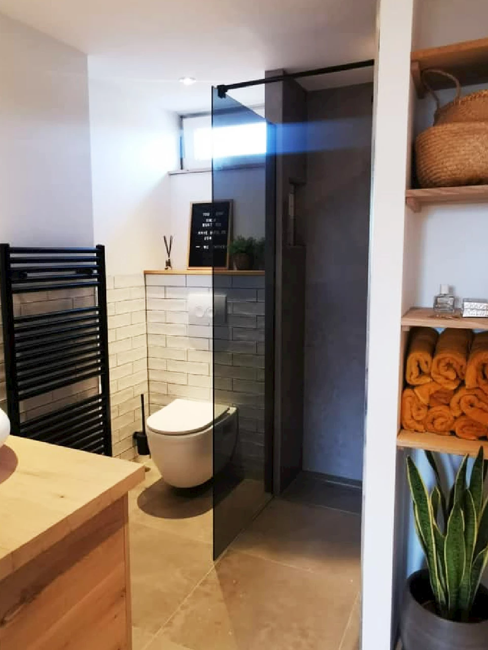 Opgeleverde badkamer familie Bussink