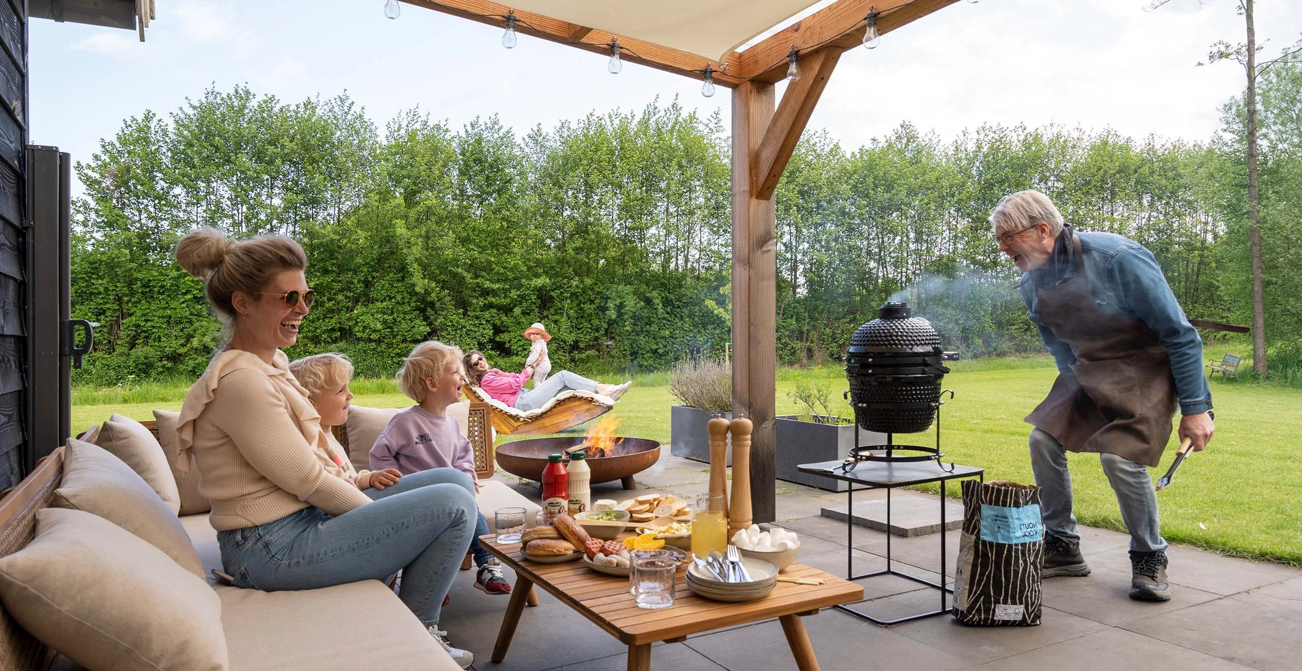Barbecue actie gespiegeld