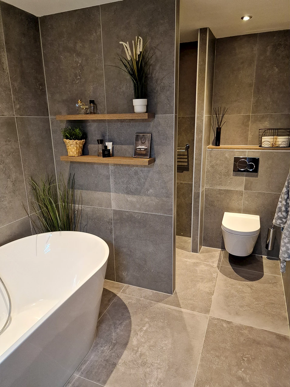 Betonlook badkamer Uden