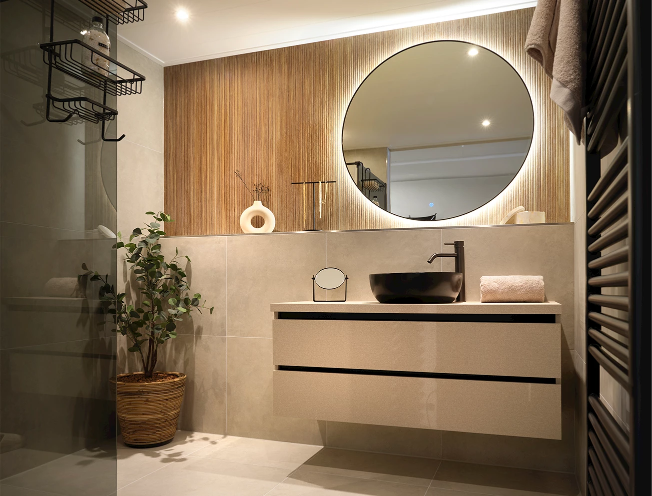 Warme budget badkamer