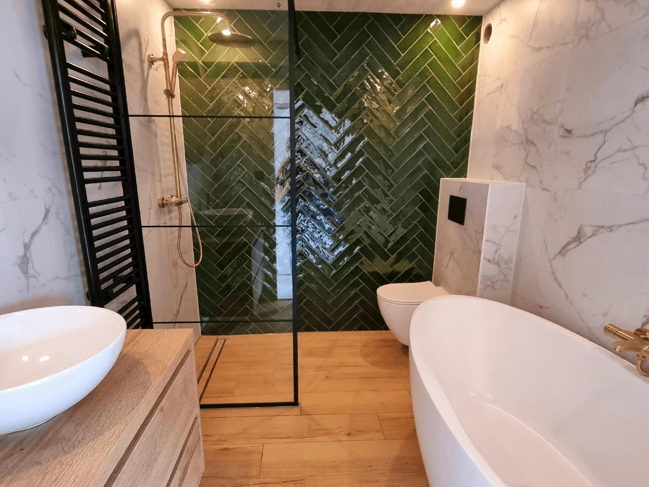 Opgeleverde badkamer Cassandra de Jong