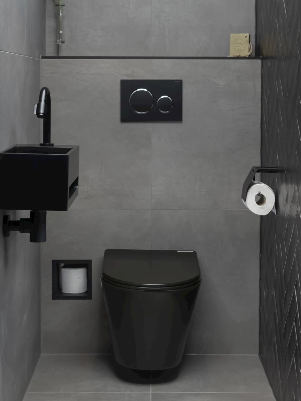 Compleet toilet Black Decor