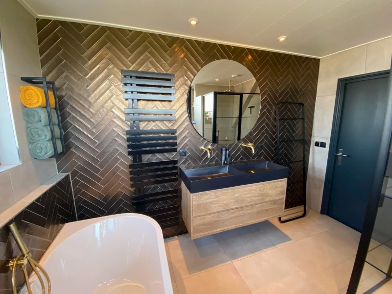 Gekleurde kranen badkamer