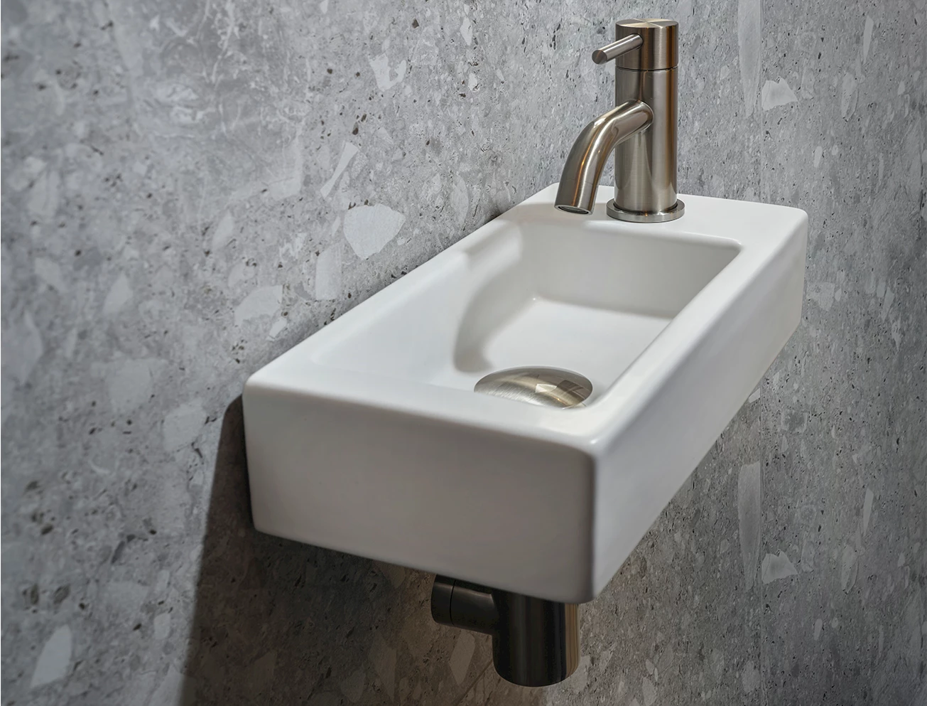 Compleet toilet Pink Stone