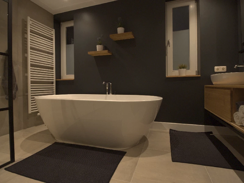 Opgeleverde luxe badkamer familie Jansen