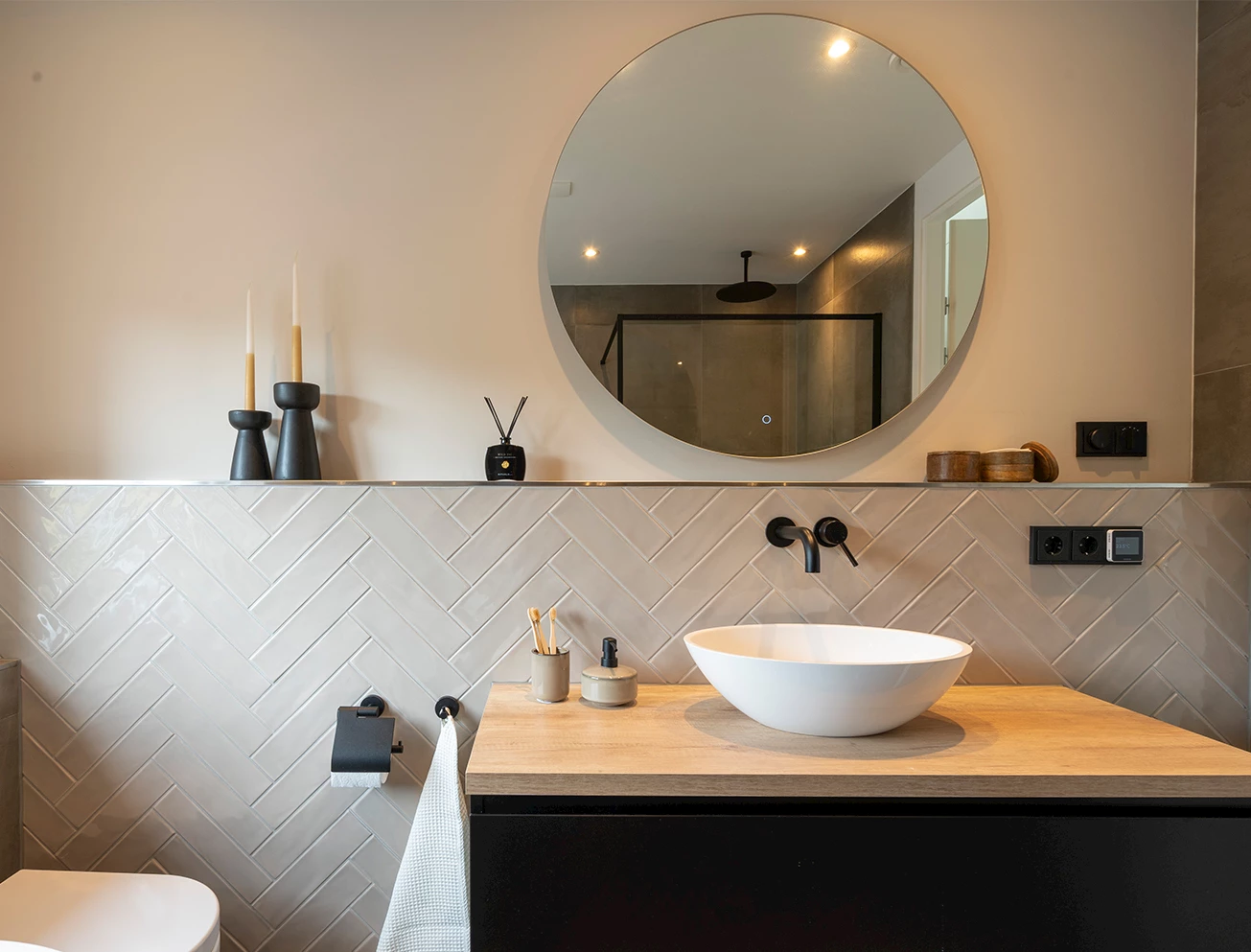 Vloerverwarming in badkamer