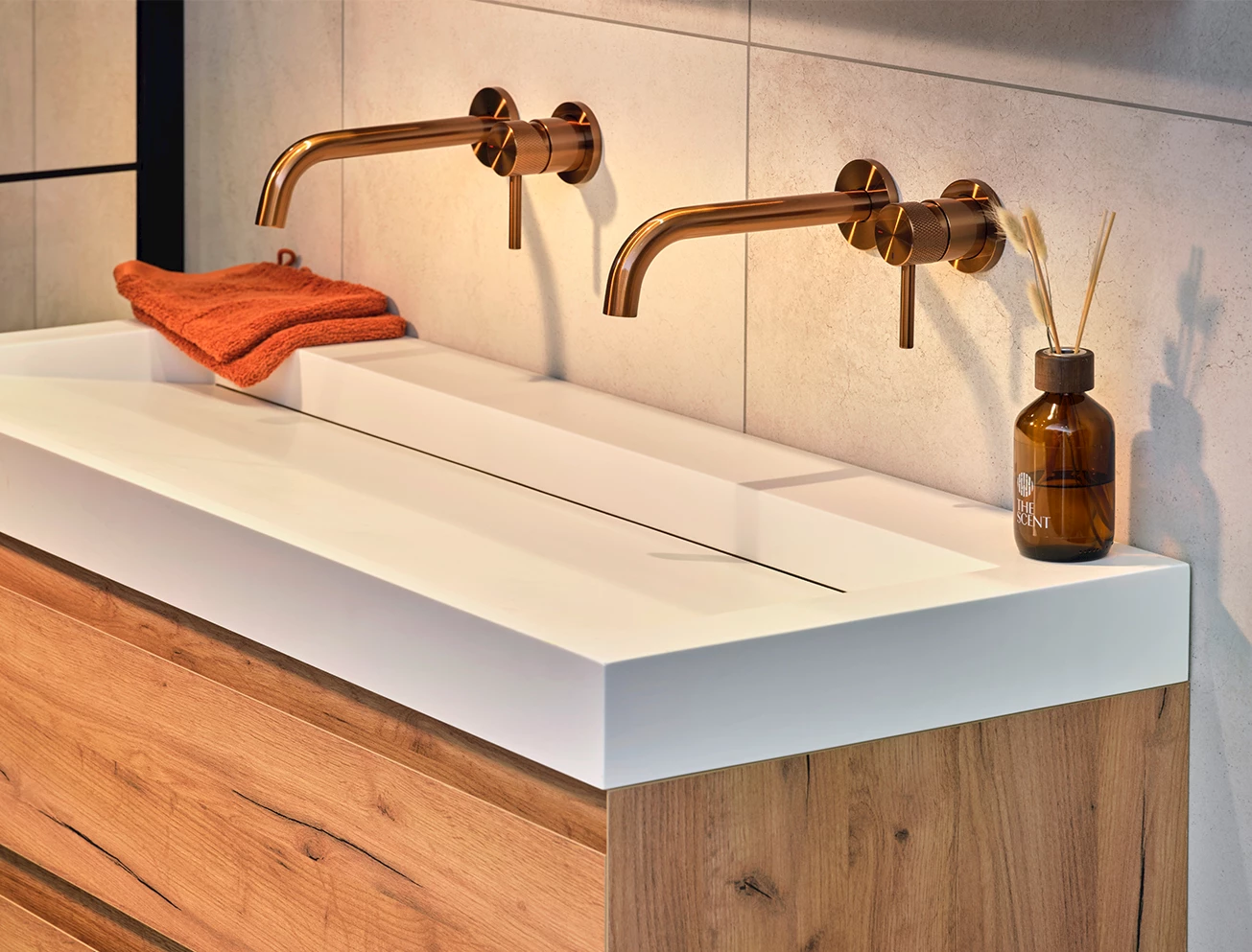 Koperkleurige kraan Brauer