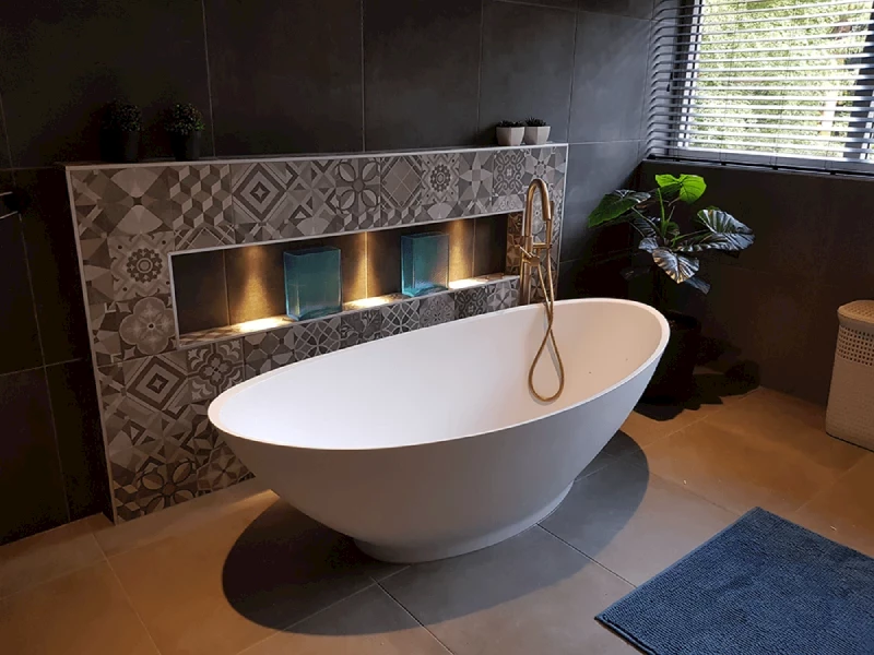 Vrijstaand bad luxe badkamer