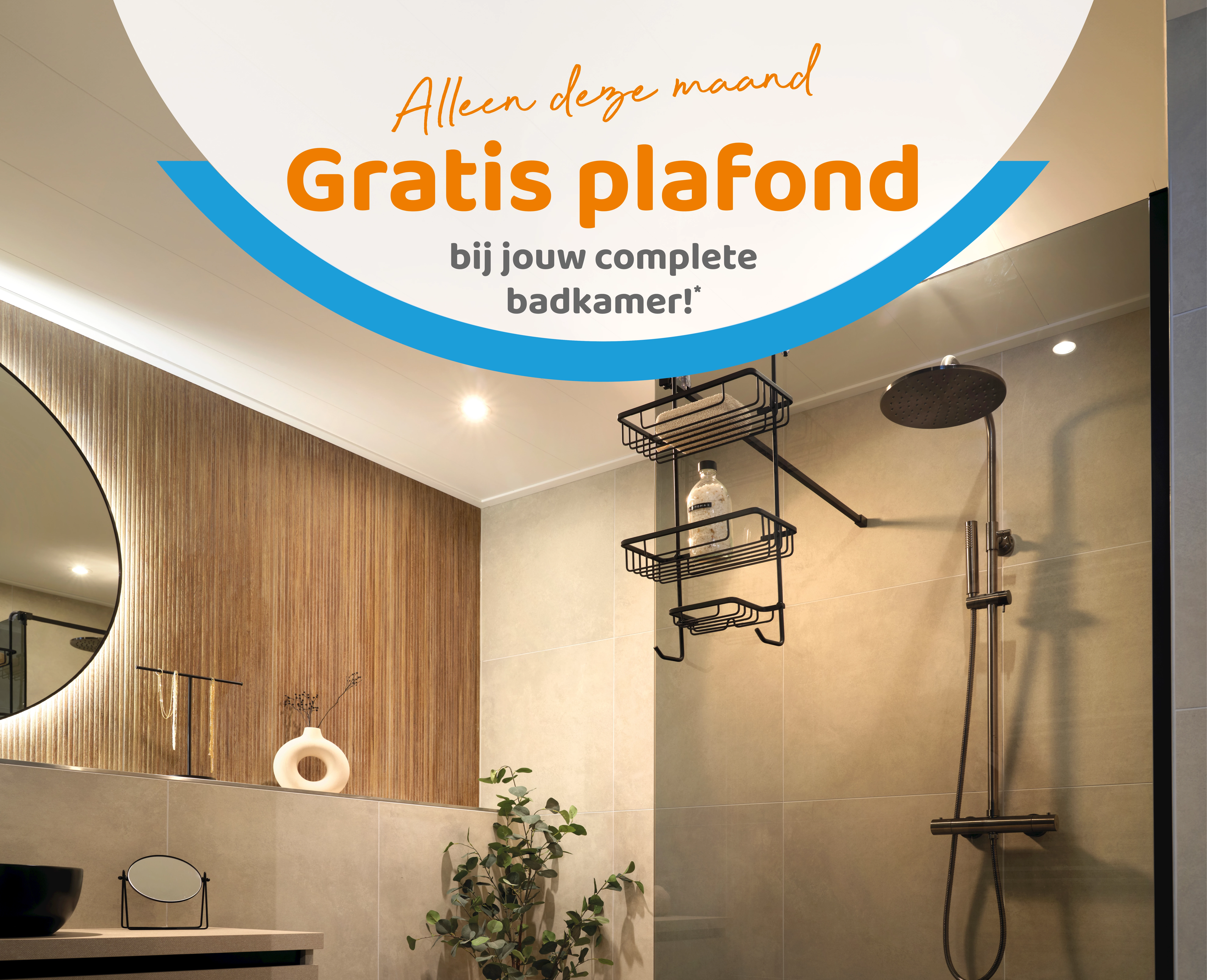 Gratis badkamerplafond Sani4All