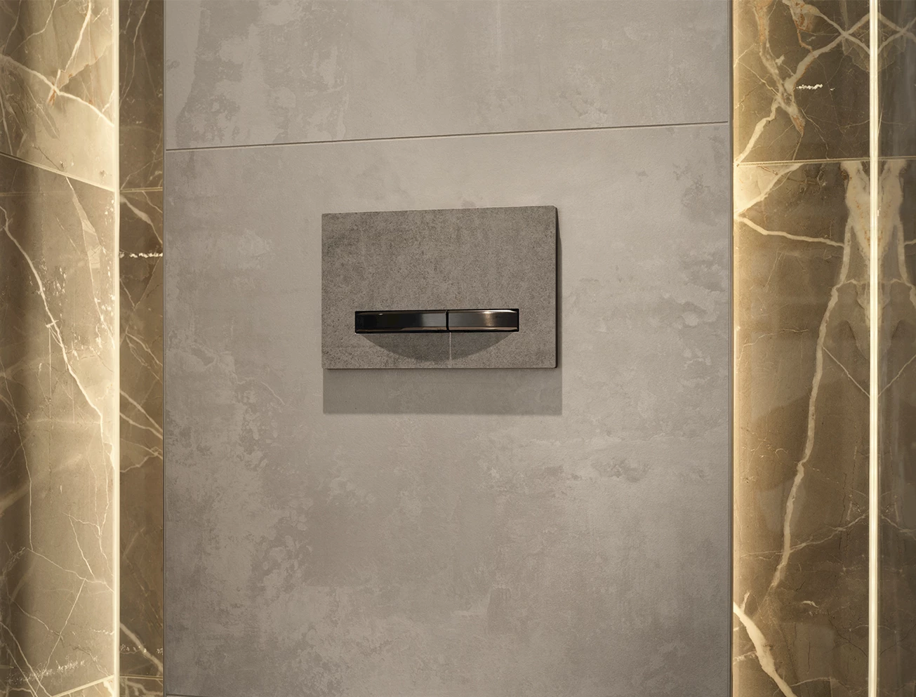 Compleet toilet Marble Grey