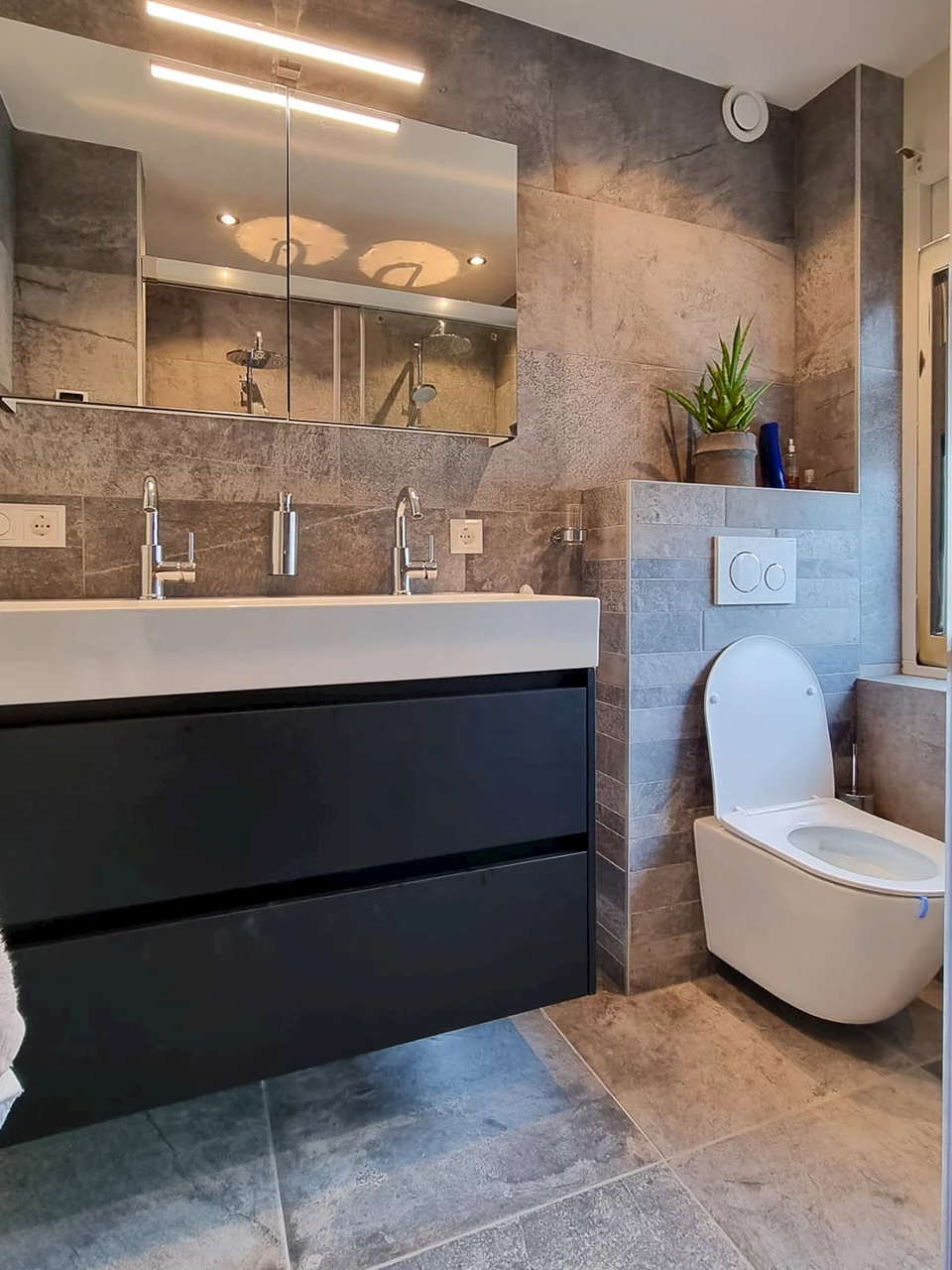 Opgeleverde badkamer familie Keijzer uit Barneveld