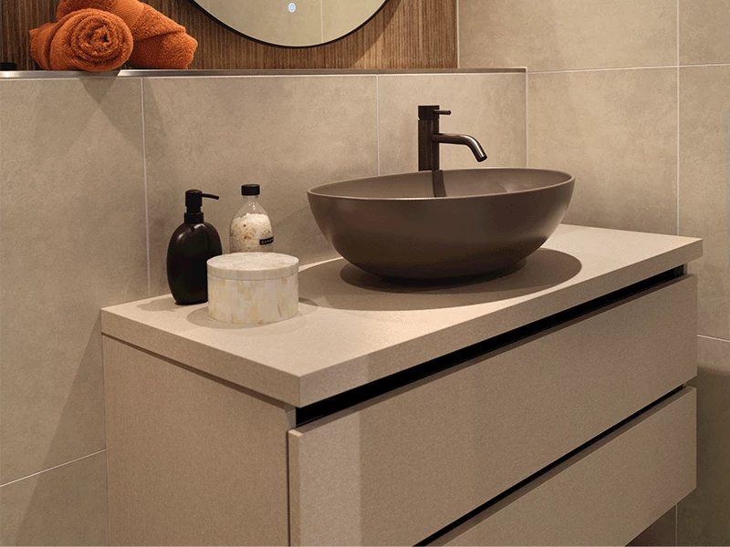 Zwarte badkameraccessoires