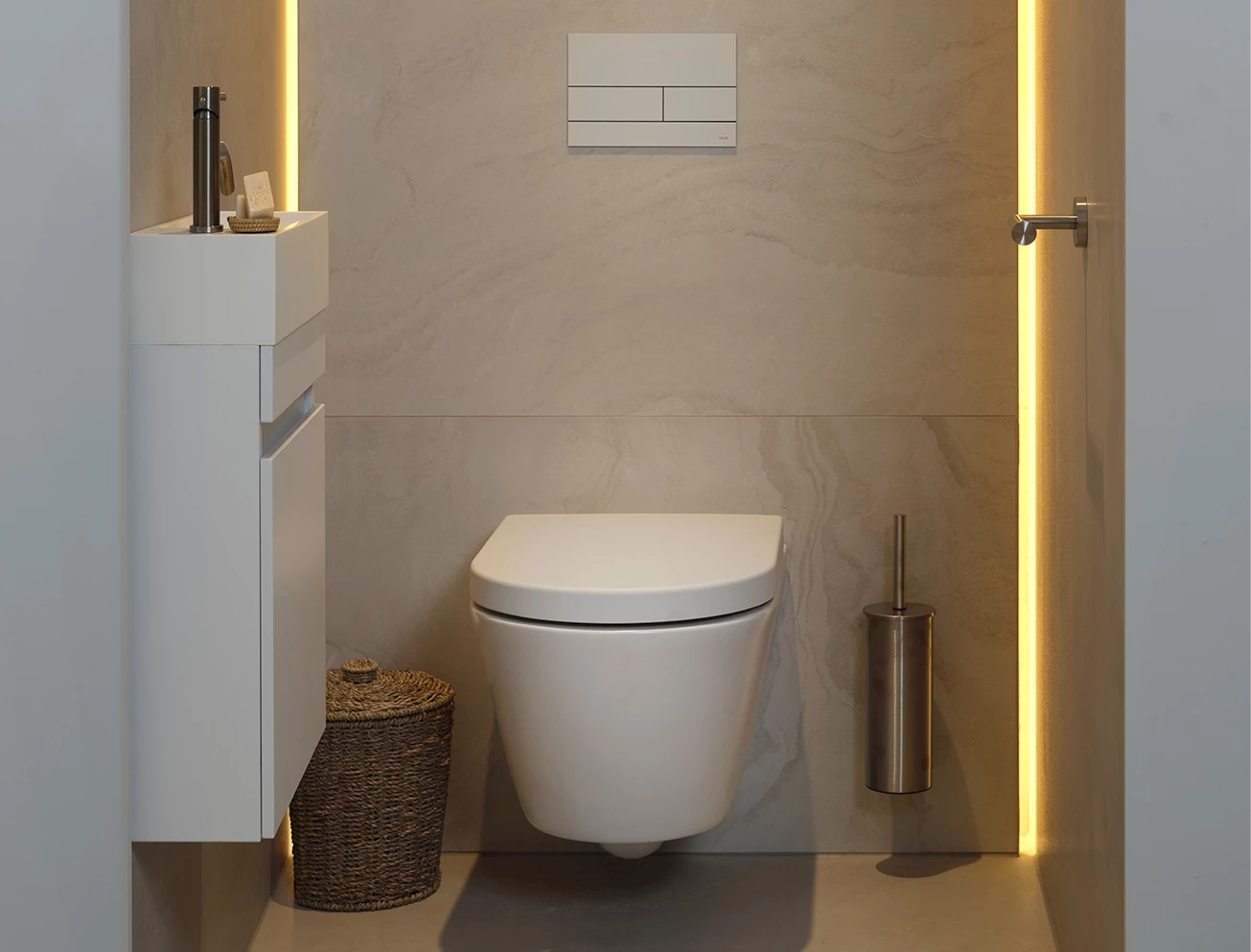 Wandcloset Scandinavisch toilet