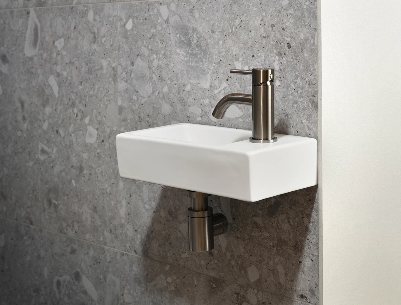 Compleet toilet Pink Stone