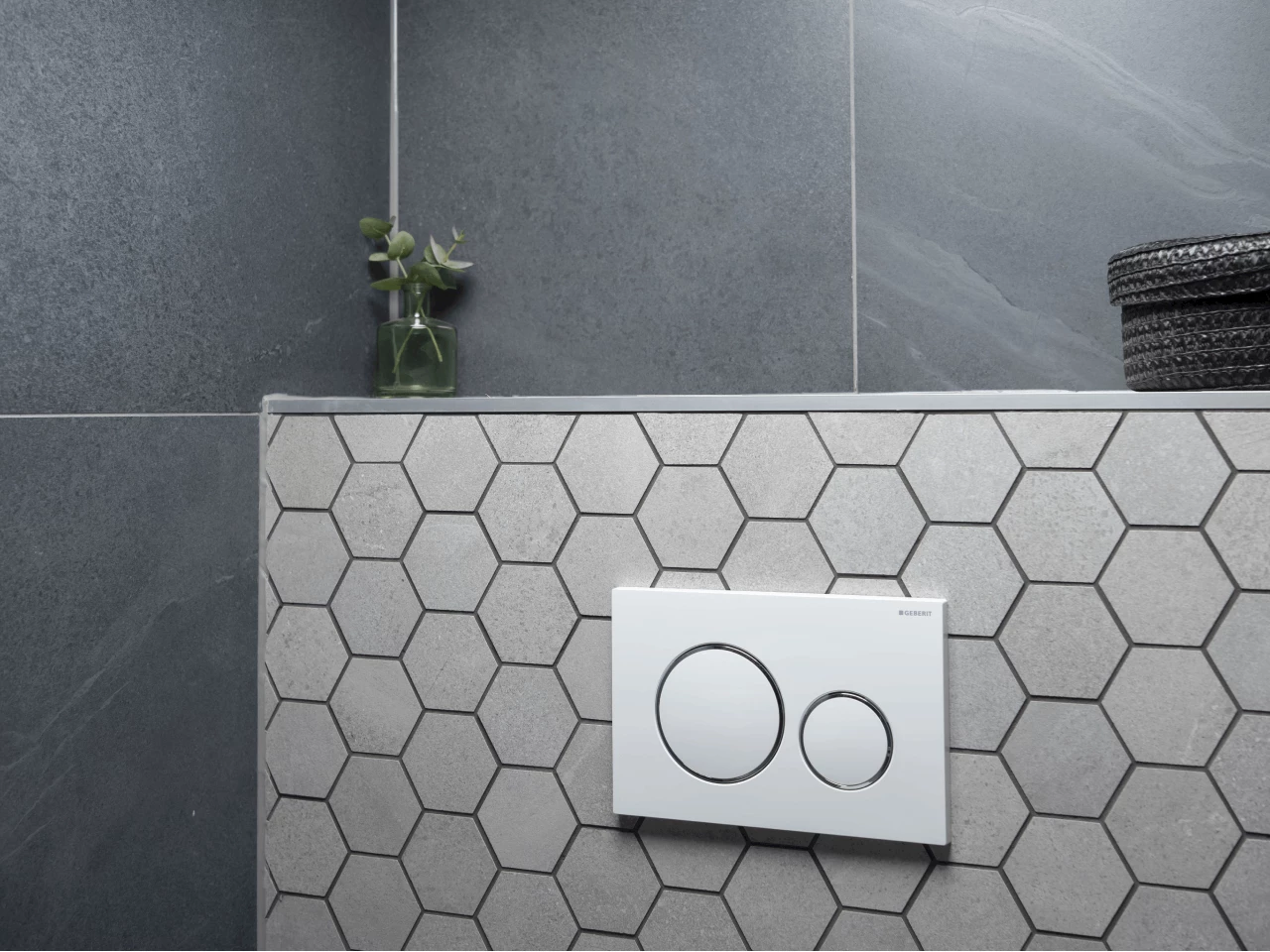 Compleet toilet Hexagona Nero