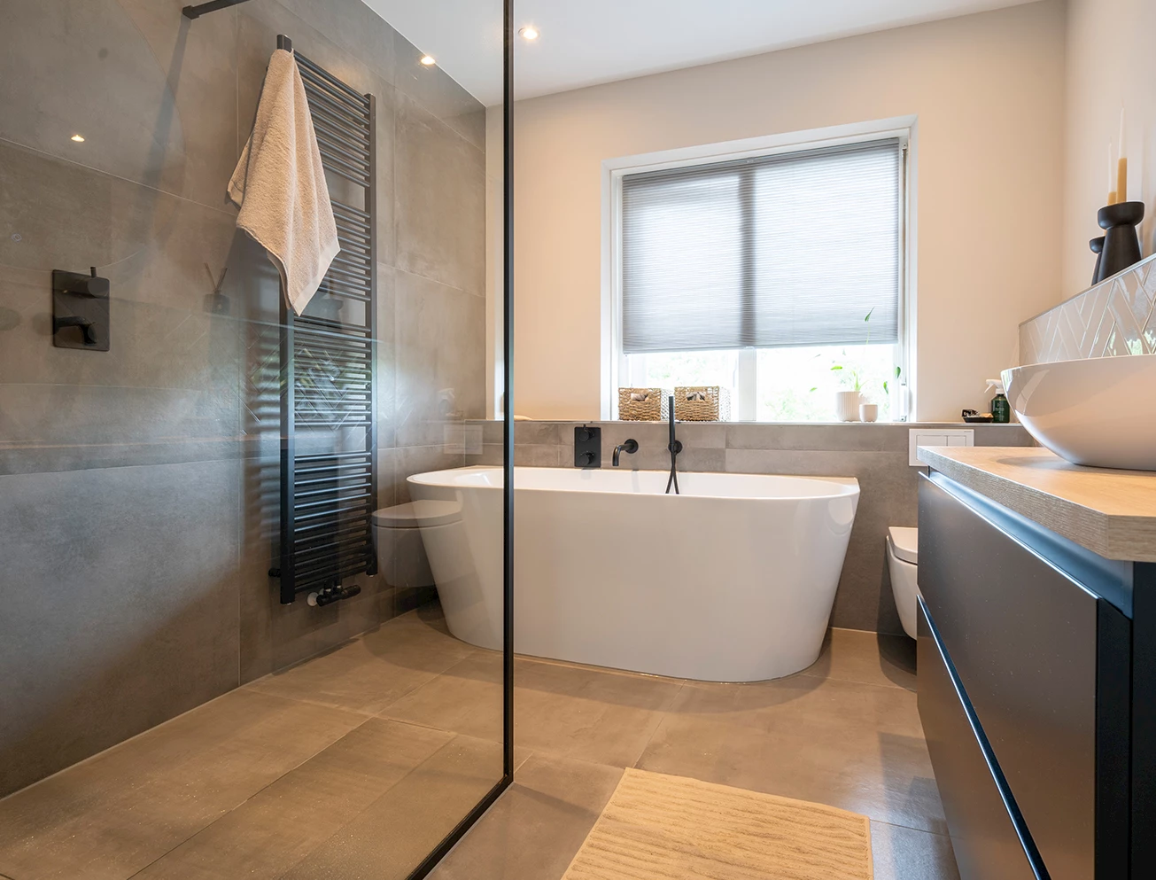 Afmetingen badkamerindeling