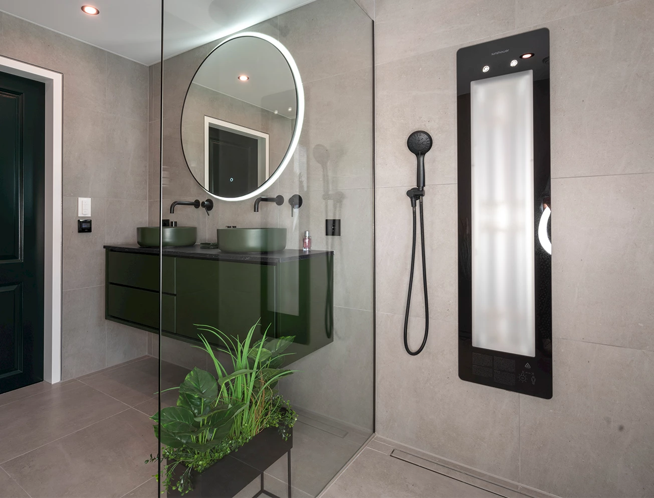 Badkamer met vloerverwarming