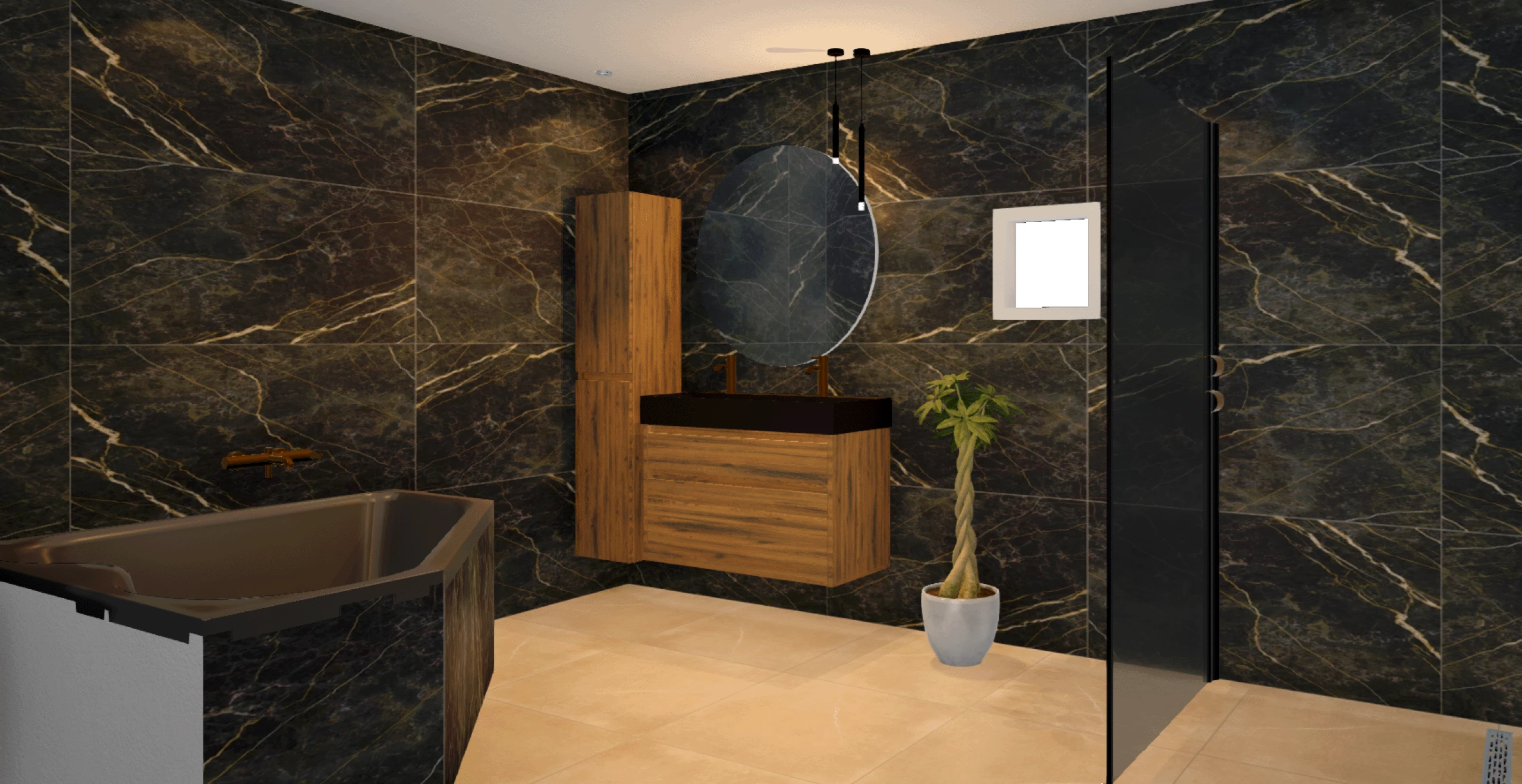 Wat kun je van een 3D-badkamerontwerp verwachten