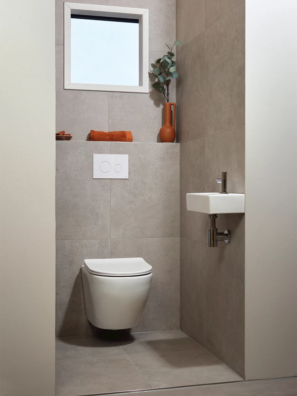 Compleet toilet Natural Grey