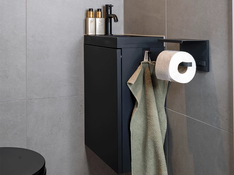 Badkameraccessoires zwart