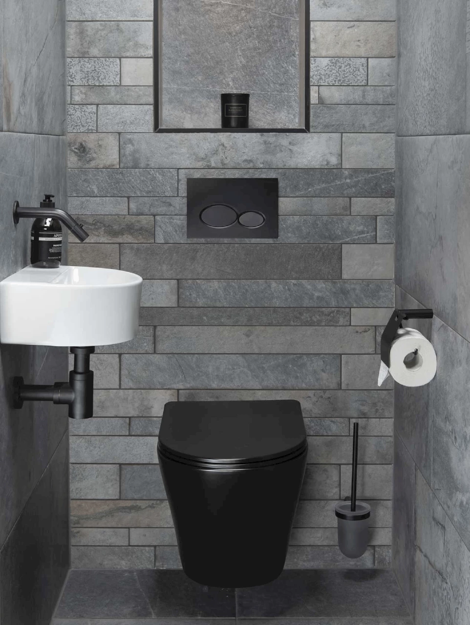 Compleet toilet Black Nature