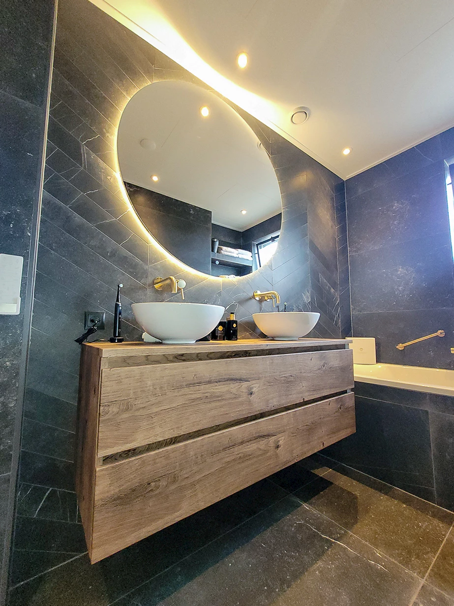 Opgeleverde luxe badkamer