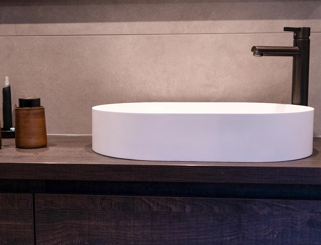 Gun Metal wastafelkraan