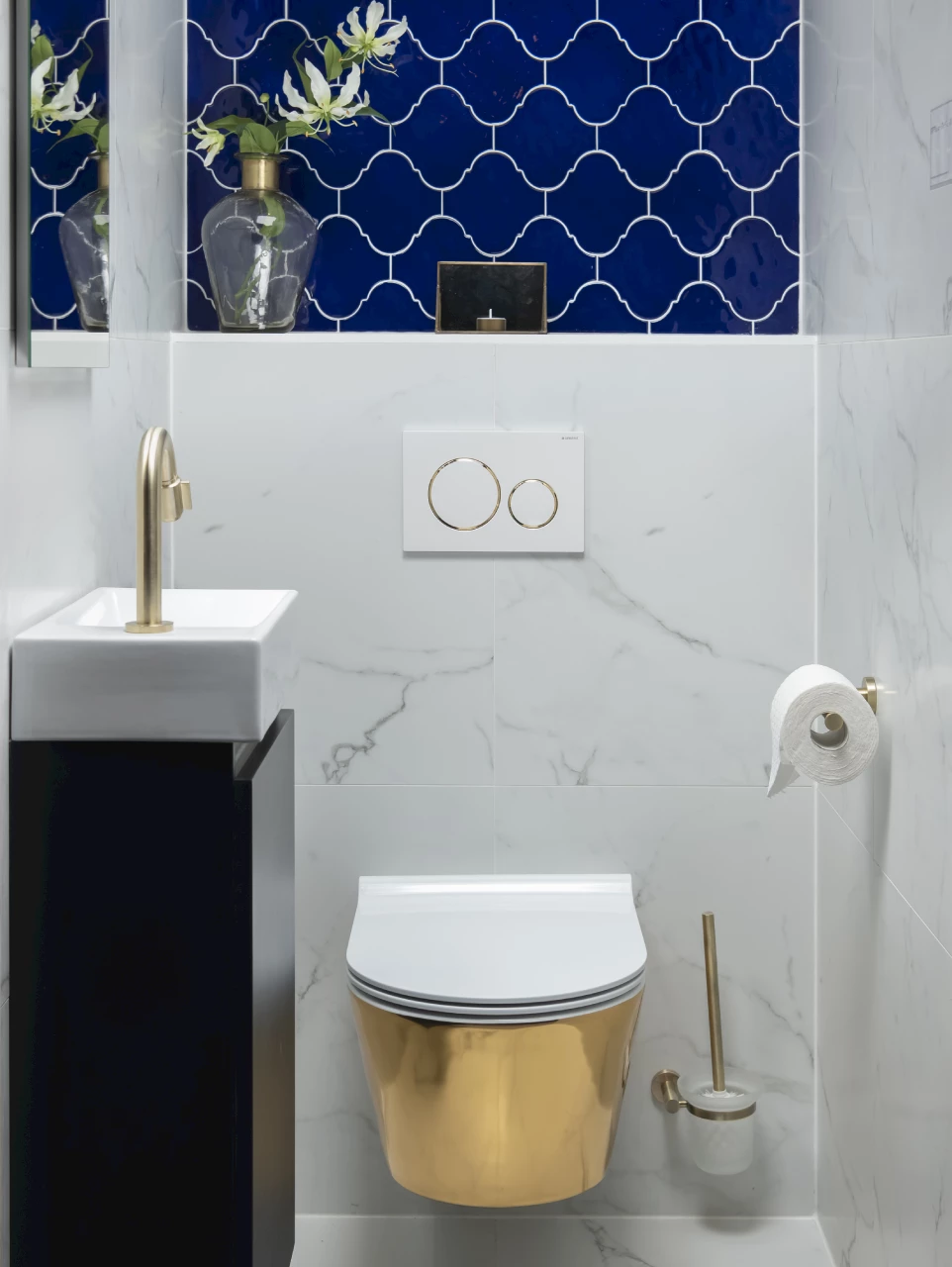 Compleet toilet Arabesque Blue