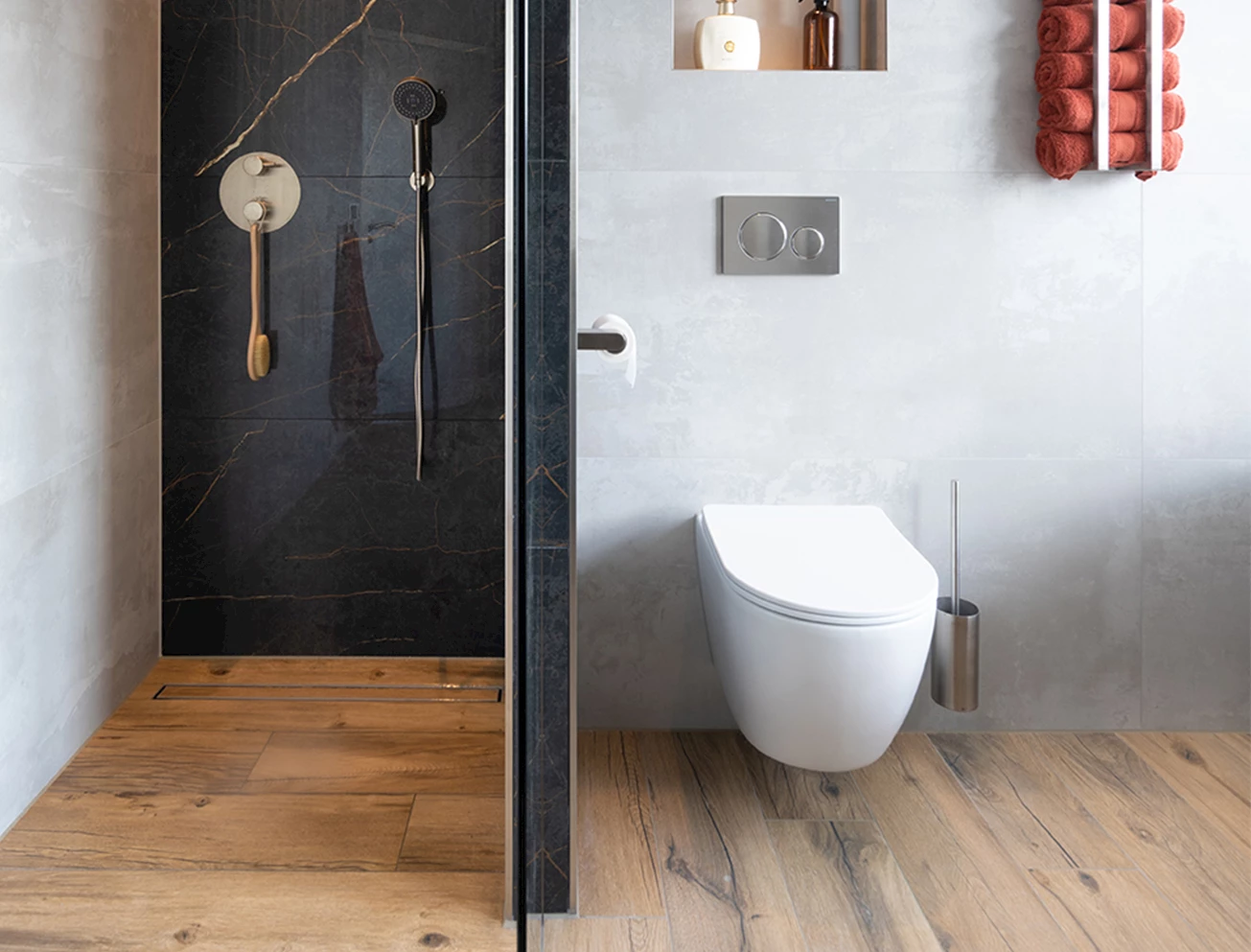 Douchedrain houtlook