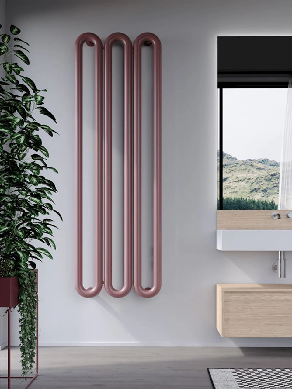 Kleurrijke designradiator