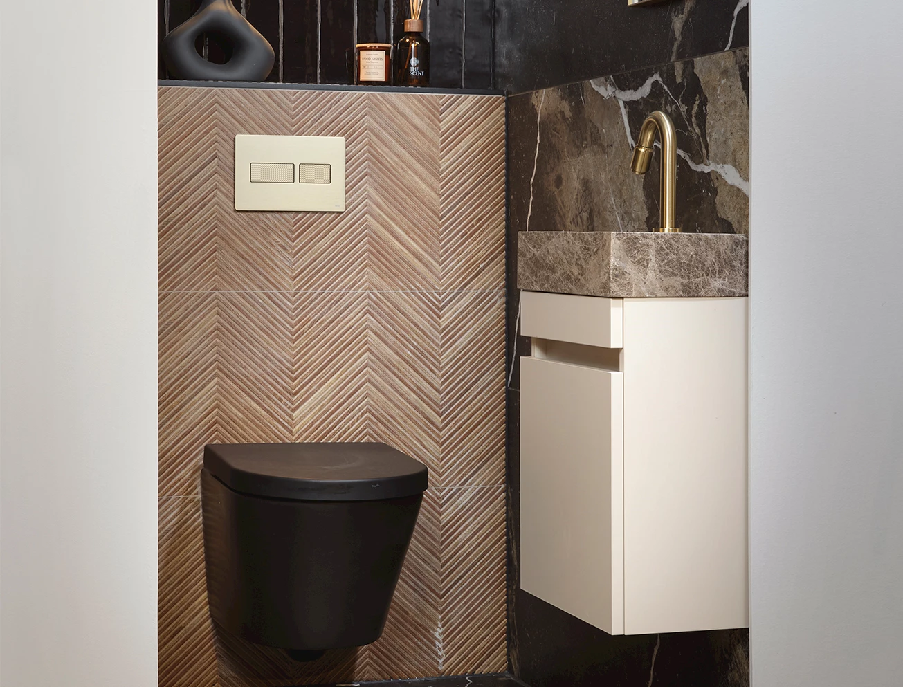 Fonteinset design toilet