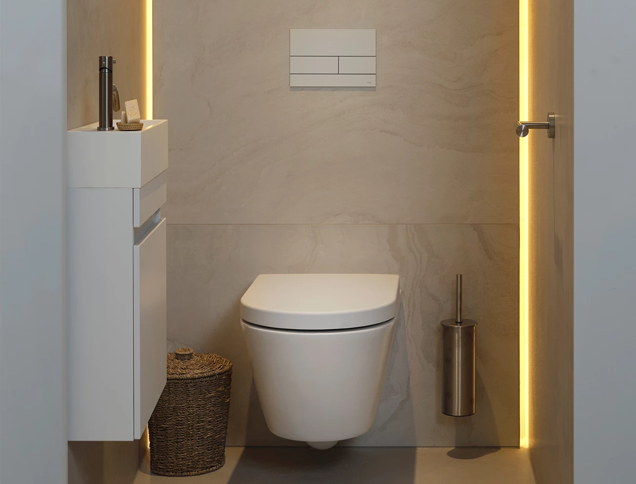 Stijlvolle toiletruimte