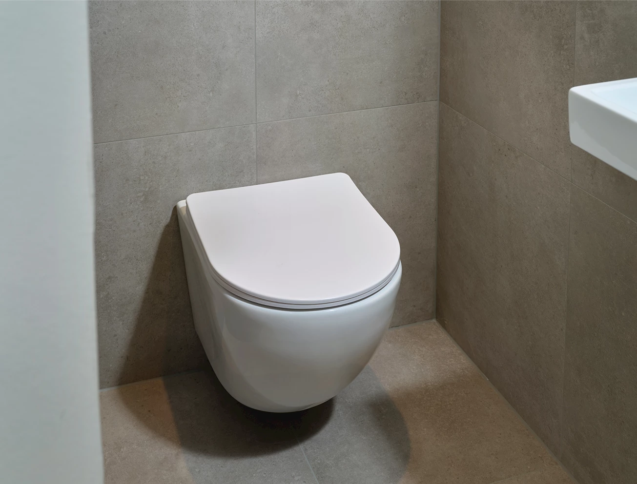 Compleet toilet Natural Grey